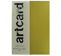 Paperchase 10 Sheets Of A4 Artcard. Gold Design