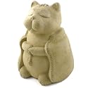 Meditating Cat - Cast Stone Garden Sculpture, large size