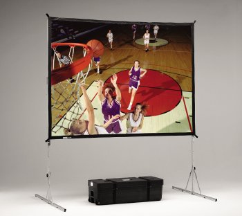 Da-Lite 10'6 x 14' Video Format Portable Rental Screen with Pearlescent Fabric