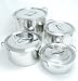 4 Stainless Steel Stock Pots - Rice Pots - 8 pack. image 3