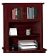 Manchester Hutch With 2 Glass Doors in Mahogany Finish By Bestar Furniture