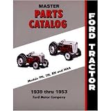 1939 1950 1951 1952 1953 FORD TRACTOR Parts Book List by Ford