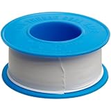 Dixon Valve TTB75 PTFE Industrial Sealant Tape, -212 to 500 Degree F Temperature Range, 3.5mil Thick, 520" Length, 3/4" Width, White