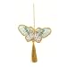 Lisbeth Dahl Mint and Gold Butterfly Ornament