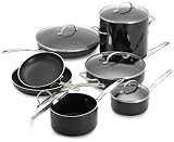 Calphalon Simply Enamel 12 Piece Set, Black