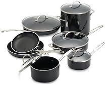 Calphalon Simply Enamel 12 Piece Set, Black