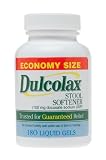 Dulcolax Stool Softener, 180 Count