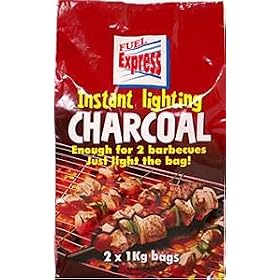 Instant Light Charcoal 2 x 1Kg Bag