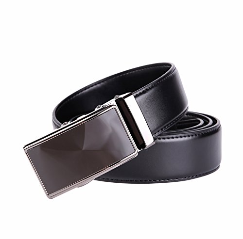BOMEANS Men's Alloy Buckle Fashion Business With Ratchet Leather Belt