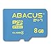 Abacus24-7 Micro SD 8GB Memory Card [Class 4] with SD Adapter