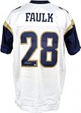 Marshall Faulk Autographed Jersey | Details: St. Louis Rams, Road
