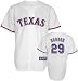 Andruw Jones Jersey: Adult 2010 Majestic Home White Replica #25 Texas Rangers Jersey - XX-Large