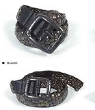 HTC(エイチティーシー)　メンズ MEN'S ベルト 品番：11SHTCI045 Color：BLACK Size：85 [並行輸入品]