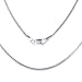 .925 Silver 2mm Round Snake Chain, 16", 18", 20" or 24"