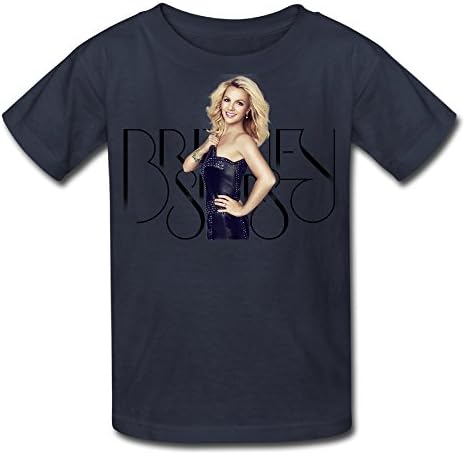 DDTD Britney Spears Boys And Girls Children Tee Shirt Navy Size XS