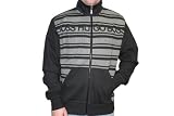 Hugo Boss Cotton Black/Grey/White Zip Track Jacket