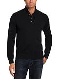 John Henry Mens Button Mock Sweater