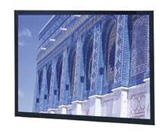 Da-Lite 220" Diagonal HDTV Format Home Theater Fixed Frame Screen with Da-Mat Fabric and Pro-Trim 