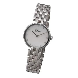 [ディオール]Dior 腕時計 バギラ ミニ 12Pダイヤ 092110M001 ホワイトシェル レディース [並行輸入品]