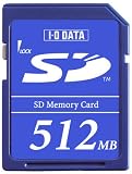 I-O DATA�@�� SD�������[�J�[�h�G���g���[���f�� 512MB SD-512M