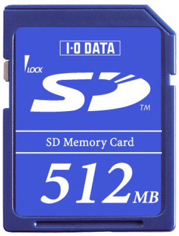 I-O DATA機器 SDメモリーカードエントリーモデル 512MB SD-512M