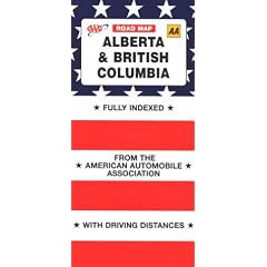 Alberta-British Columbia (AAA Road Map)