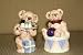 Stoneware Playful Bears Salt & Pepper Shaker Set