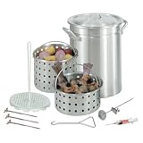 Bayou Classic 9500 34-Quart Low Country Boiler and Turkey Fryer Set