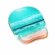 Fellowes Photo Gel Mouse Pad and Wrist Rest with Microban Protection, Sandy Beach (9179301)