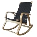 Bentwood Rocking Chair - Black