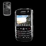 New Fashionable Perfect Fit Crystal Clear Transparent Snap-On Hard Protector Skin Cover Cell Phone Case with Clip for Blackberry Curve 8900 AT&T,T-mobile - Clear