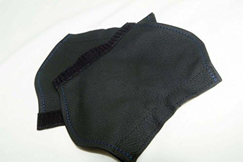 Fits 1997-2004 Corvette C5 Real Leather Door Handle Covers with Blue stitching. (Skin Only)