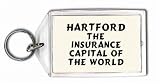 Hartford: The Insurance Capital Of The World Keychain