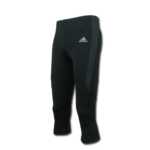 adidas アディダス adiSN 3/4タイツ 2010MODEL《メンズ：ブラック》ランニング クロップド HR755-P63156