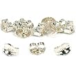 12 Sterling Silver Earring Backs Jewelry Findings