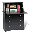 Prepac Secretary Desk - Black - !