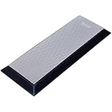 Ansen Tools AS-464 Grit Sharp Premier 8-Inch Double Sided Diamond Sharpener Fine/Extra Fine with a Non-Skid Rubber Base