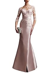 Sexy Charmeuse/Tulle Applique Slit Mermaid Evening Dress/Prom Dress 