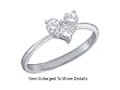 Stunning 1/2 Ct. Heart Shapped Diamond Promise Ring