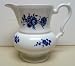 Lord Nelson Pottery England Blue Flowers Pitcher Milk Jug