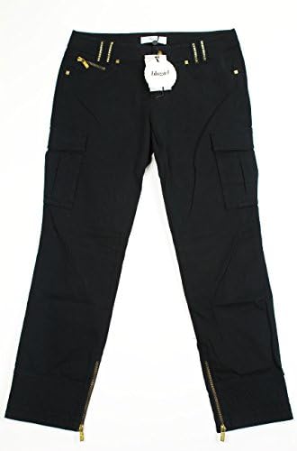 Blugirl Womens Cargo Pants Size 32 US / 46 EU Regular Black Cotton