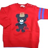 ミキハウス(mikihouse) キングくんトレーナー 100cm 赤（02）