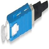 SC Connector, 9-um SM for 250- or-900-um Cable, Blue