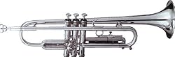 Getzen 390 Series Student Bb Trumpet Silver
