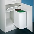 Duo 3416 - wei� Abfallsammler / Trennsystem / M�lleimer 801.1.268