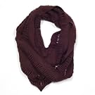 Wool Loop Scarf - Claret||RF10F