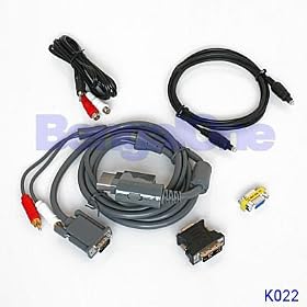 VGA DVI HD Cable Connector Kit for Microsoft XBOX 360
