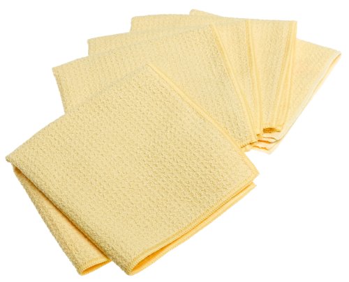 Childrens Toyshop  Kitchen & Housewares : DII Waffle Microfiber Dishcloth, Citrus Set of 5