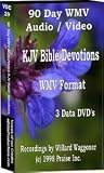 90 Day WMV Audio/Video Devotions - KJV Bible - 80 hours 32,000 Nature Photos - overlaid KJV Text - (3) data DVD disks