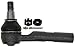 ACDelco Advantage 46A0748A Outer Steering Tie Rod End , Black